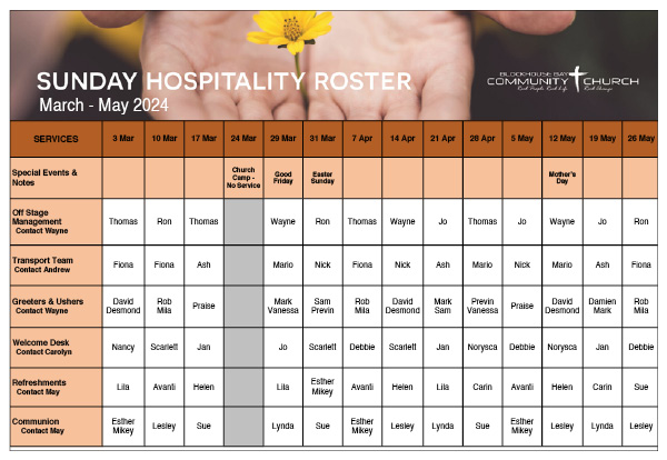 Hospitality Roster Mar-May2024