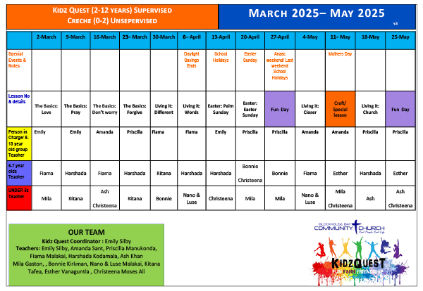 KQ Roster Mar-May 2025