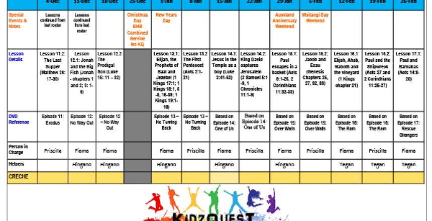 KQ Roster Dec-Feb 2023